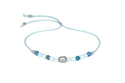 Bracciale in cordoncino con apatite, opalite e perla di fiume HE08R3S-LB