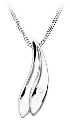 Nadčasový stříbrný náhrdelník s diamantem DAGS614/50