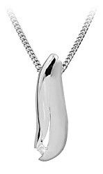 Stříbrný náhrdelník s diamantem DAGS811/50