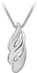 Stříbrný náhrdelník s diamanty DAGS814/50