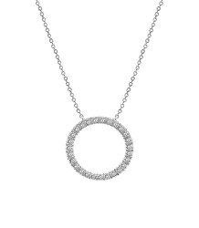 Elegantní náhrdelník Kruh s Preciosa krystaly PCNS165