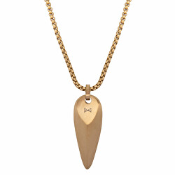 Dizajnový pozlátený náhrdelník Triangle Dore Ferro AZ-NL003-C-070