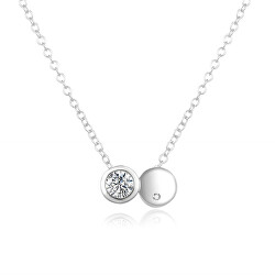 Jemný stříbrný náhrdelník se zirkony AGS867/47