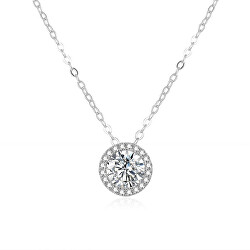 Luxusní stříbrný náhrdelník se zirkony AGS868/47