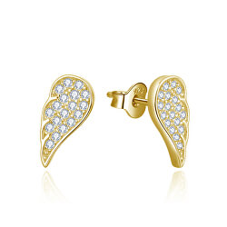 Aranyozott fülbevaló Angyal szárnyak AGUP2610-GOLD