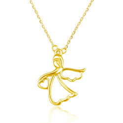 Pozlacený náhrdelník s andělíčkem AGS1326/47-GOLD