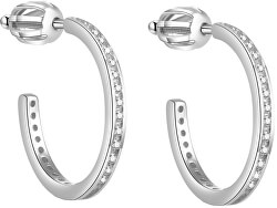 Ezüst fülbevaló gyűrűk AGUP1454S