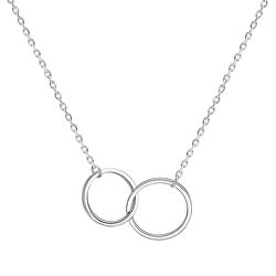 Stříbrný náhrdelník s kruhy AGS1132/47