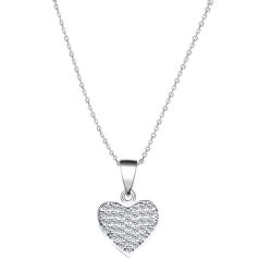 Silberkette mit Herzen AGS1131/47 (Halskette, Anhänger)