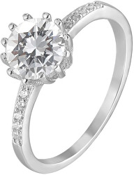 Stříbrný prsten s krystaly AGG206