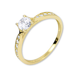 Zlatý prsteň s kryštálmi 229 001 00753