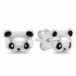 Orecchini esclusivi in argento Panda EA1112W