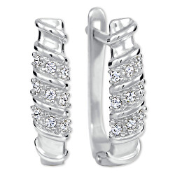 Feine Silber-Ohrringe mit Kristallen 436 001 00499 04