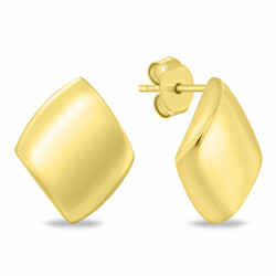 Elegantní minimalistické pozlacené náušnice EA1218Y