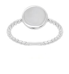 Minimalistický stříbrný prsten GR106W