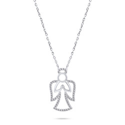 Něžný stříbrný náhrdelník Andělíček NCL41W