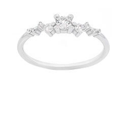 SR038W gyönyörű, cirkóniumkövekkel kirakott ezüstgyűrű