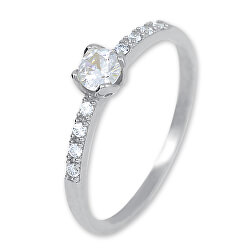 Okouzlující stříbrný prsten s krystaly 426 001 00572 04
