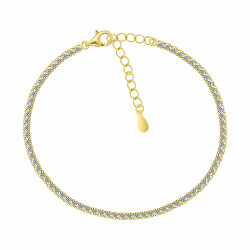 Bracciale tennis scintillante in argento con zirconi cubici BRC170Y