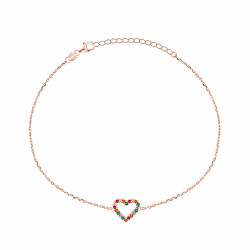 Bracciale placcato in oro con Cuore BRC39RRBW