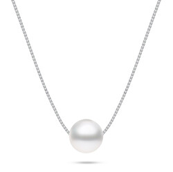 Půvabný stříbrný perlový náhrdelník NCL99W