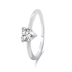 Romantický dámsky prsteň zo striebra RI042W