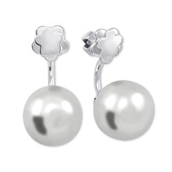 Orecchini in argento con perla sintetica 438 001 01785 04