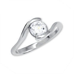 Stříbrný zásnubní prsten 426 001 00422 04
