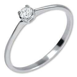 Stříbrný zásnubní prsten 426 001 00540 04