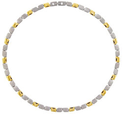 Luxusné titanový bicolor náhrdelník 08003-02