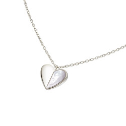Romantický titanový náhrdelník s perletí 08057-01