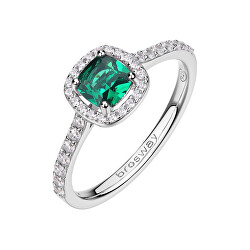 Elegantní stříbrný prsten Fancy Life Green FLG143