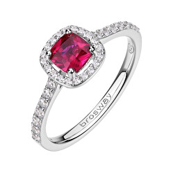 Elegantní stříbrný prsten Fancy Passion Ruby FPR136