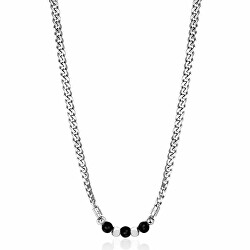 Fashion oceľový náhrdelník s korálkami TJ MAN BTJNS107