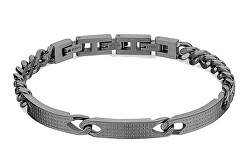 Bracciale da uomo in acciaio Bullet BUL58