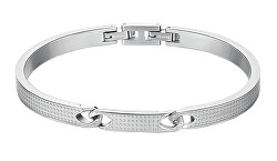 Bracciale rigido da uomo in acciaio Bullet BUL63