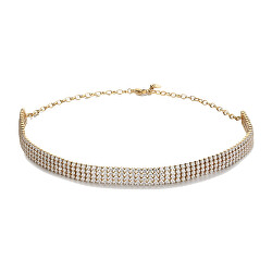 Pozlacený tenisový náhrdelník Choker Desideri BEIN020