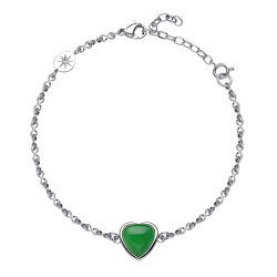 Romantický dámský náramek s jadeitem Essential BNL139