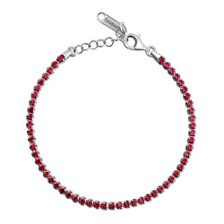 Tennisarmband mit kubischen Zirkonia Fancy Passion Ruby FPR107