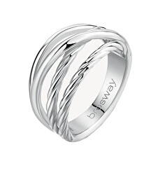 Výrazný ocelový prsten Amy BAY31