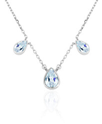 Luxusný strieborný náhrdelník s topazmi TOPAGS1/46