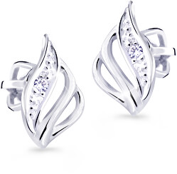 Luxus fehérarany fülbevalók gyémántokkal  DZ8024-30-00-X-2