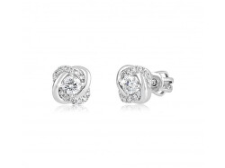 Luxusní náušnice z bílého zlata s diamanty DZ9001-3263-30-00-X-2