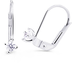 Luxus lógó fehérarany fülbevalók gyémántokkal  DZ8014-55-00-X-2