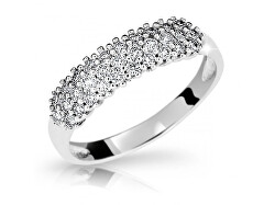 Dokonalý prsten z bílého zlata se zirkony Z6882-1973-10-X-2