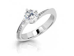 Dokonalý prsteň z bieleho zlata so zirkónmi Z6905-2922-10-X-2