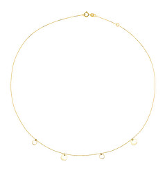 Elegantní minimalistický náhrdelník ze žlutého zlata Z0100-40-X-1