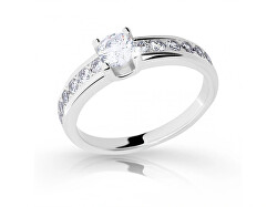 Luxusný prsteň z bieleho zlata so zirkónmi Z6885-2146-10-X-2