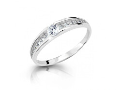 Okouzlující prsten z bílého zlata se zirkony Z6723-2804-10-X-2
