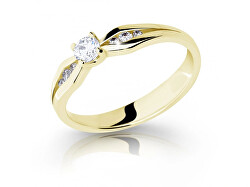 Okozlující zlatý prsten se zirkony Z6878-2122-10-X-1